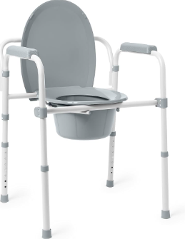 Medline 3-in-1 Elongated Folding Commode